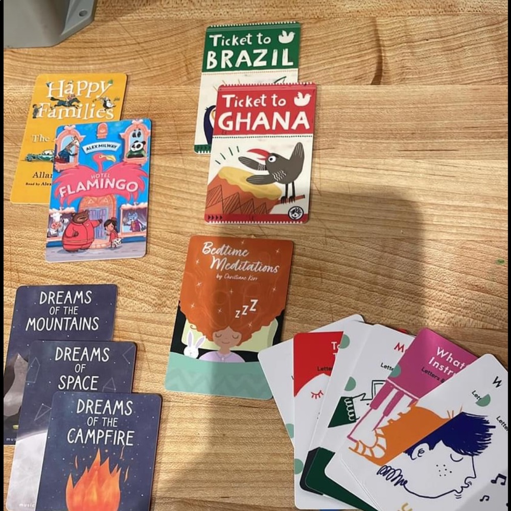 YOTO cards meditation bedtime stories music phonics